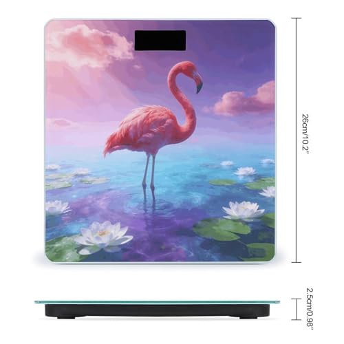 Báscula digital Flamingo Smart Body Weight 180kg miniatura 2