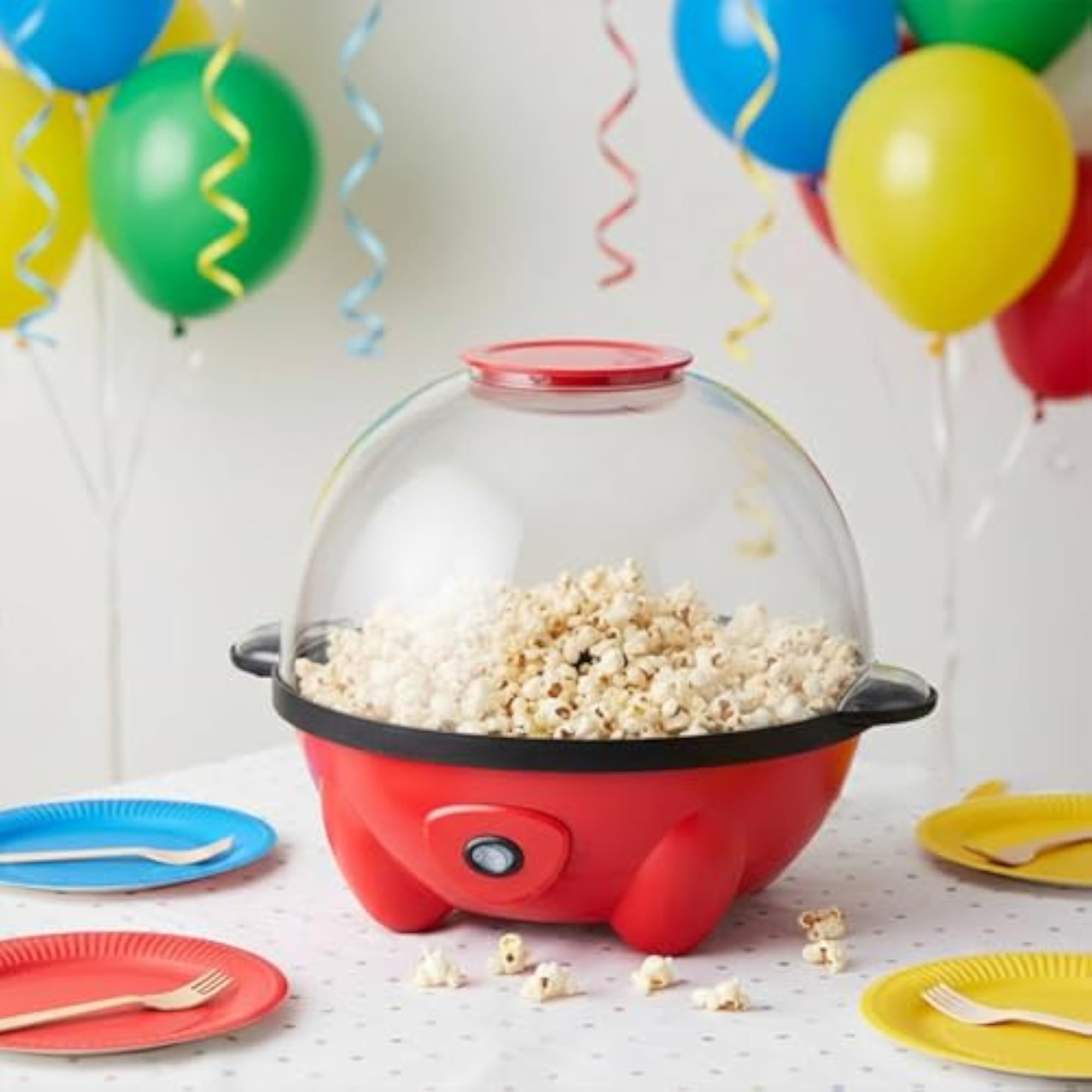 Large Capacity Electric Popcorn Machine for Movie Nights & Parties