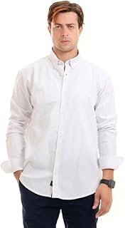 قميص بقصة ضيقة سليم فت وأكمام طويلة من دوت جينز وير