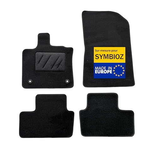 Tapis de voiture Renault Symbioz sur mesure DBS pour éviter les tapis qui glissent sous les pédales