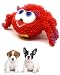 Puppy Toys for Teething, red Spider, 100% Natural Rubber (Latex). Lead-Free & Chemical-Free. Complies to Same Safety Standards as Children's Toys. Help Clean Teeth and Soothe Gums
