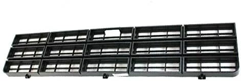 Compatible with 77 78 79 80 Chevy Fullsize Pickup Truck Front Grill Grille Assembly Silver Black