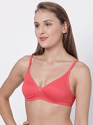 Image of Macrowoman W-Series Women's Cotton Blend Padded Wire Free Modern Seamless Bra