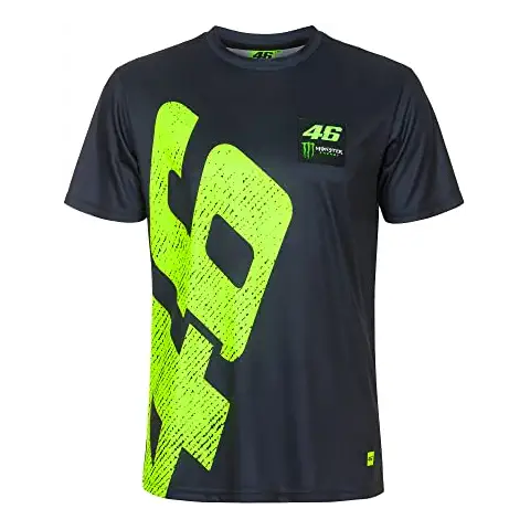 Camiseta VR 46 Monster para hombre, negro, M Cover