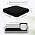 Newwiee Set of 4 Stretch Outdoor Patio Cushion Covers Sofa Couch Seat Chair Slipcovers Waterproof Cushion Cover Replacement Furniture Protector for Pets Washable(Seat Cover,Black)