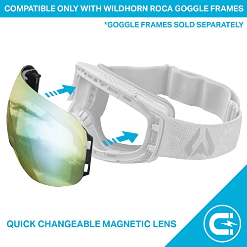 Wildhorn Outfitters Roca Ski Goggles Extra/Replacement Frameless Lens - Adult And Junior #TOP1