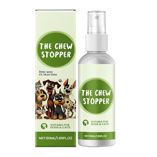 KOAHDE Bitterspray für Hunde und Katzen,Anti-Kratz-Spray für Katze & Hund,Anti Kau Spray für Katzen,Fernhaltespray für Hunde,Katzenabwehrspray für Katzen Effektiv,50ML,1PC