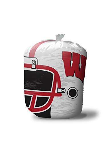 Fabrique Innovations NCAA Stuff-A-Helmet Lawn & Leaf Bag, Wisconsin Badgers