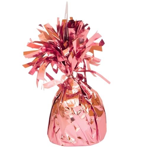 Image of Pink Foil Balloon Weight (4.5 inch x 2.25 inch) 1 Count, Adorable Party Essential For Parties & Events
