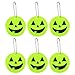 YARNOW 6Pcs Gelb Sicherheit Reflektierende Getriebe Stilvolle Anhänger Keychain Reflektor für Taschen Kinderwagen Rollstuhl Kleidung Halloween Party Hängen Dekoration