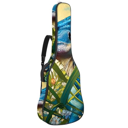 Grand étui guitare acoustique 101,6 cm imperméable à plusieurs poches