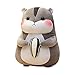 zcm Jouet en Peluche 30 Cm Huggable Nice Mignon Hamster Souris en Peluche Jouet en Peluche Doux Animal Hamtaro Pilloq Doux Oreillers Kawaii Cadeau d'anniversaire pour Les Enfants