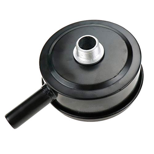 Rannb Air Compressor Silencer Filter 1/2" PT Thread Metal Inlet Noise Muffler Silencer