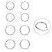 Silver Hoop Earrings- Cartilage Earring Small Hoop Earrings for Women Men Girls,4 Pairs of Hypoallergenic 925 Sterling Silver Tragus Earrings(8mm/10mm/12mm/14mm)