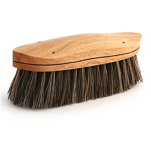 Brosse Union Fiber grise 8 1/4" Curved-Back pansage cheval poussière