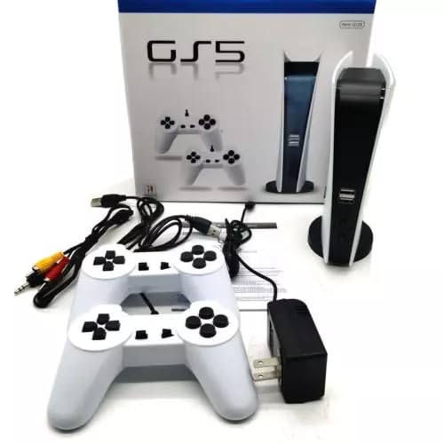 esportic GS5 Game Station Video Game Console Classic Games For GS5 Design Av Out Built in 300+ Retro Games Wired Gamepad, Perfectly Designed To Complement The Modern, Perfect Gift for All Ages.{White} (B0DHL1QCY1) Amazon Price History, Amazon Price Tracker