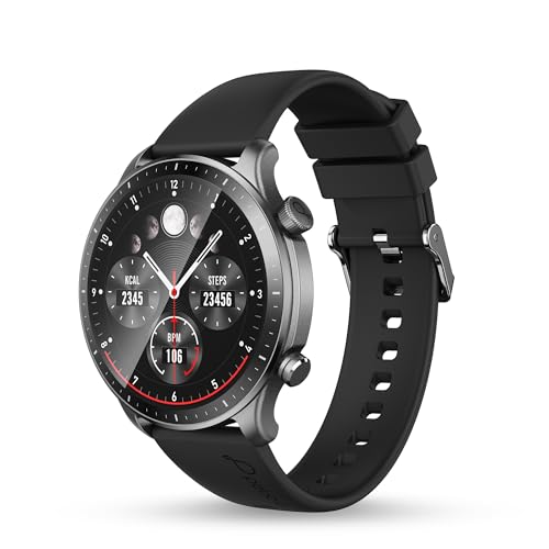 Image of Pebble Cosmos Luxe 3 | 1.43 inch Amoled Display | BT Calling Smart Watch for Men | Health Suite | Multiple Watch Faces