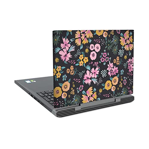 Autocollant Dell Inspiron 15 7000 P65F vinyle anti-rayure peau protection design fleurs