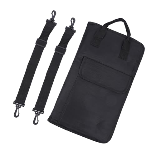 HANABASS Drum Stick Bag Holder Gig Bag Straps Storage for Sticks and Mallets Portable Case