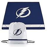 PICNIC TIME NHL Tampa Bay Lightning Picnic Blanket, Lightweight Beach Blanket, Machine Washable, Outdoor Blanket