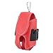 Homairate Club Ball Carry Pouch, Stylish Portable Easy to Clean Club Ball Waist Bag for Accessories (Red)