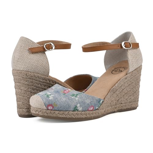 Image of WHITE MOUNTAIN Women's Mamba Espadrille Wedge Sandal