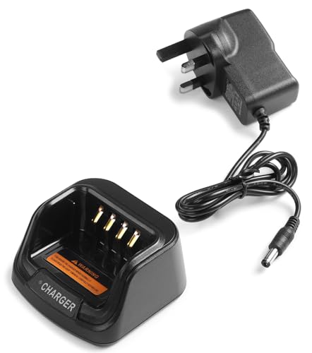 SUNDELY® Desktop Charger for HYT Hytera Radio PD505 PD605 PD700 PD702 PD705 PD780 PT580H Battery Charging Dock Cradle Base Station Drop-in Charge Unit CH10A07 BL1504 BL2006 BL2008 BL2502 BL2503