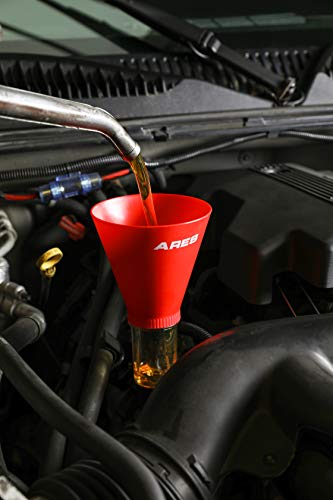 Ares 56021 - Oil Funnel For Ford And Mazda - Spill-Free Oil Filling - Easy To Use 1-Person Design - Fits Multiple Applications #TOP6