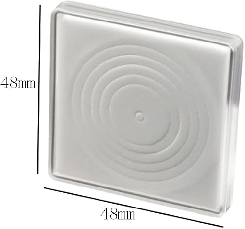 Miniatura 2 de Caja de monedas de 10 piezas de 1.575 in, 5 tamaños (202530351.575 in), contenedor de monedas cuadrado con junta para suministros de colección de