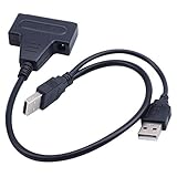 El disco duro SATA de 2,5 pulgadas está conectado a la computadora, y la función de la caja del disco duro configura fácilmente.