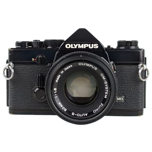 Olympus Om 1 Black Vintage 35Mm Slr Film Camera With F/1.8 50Mm Prime Lens #TOP3