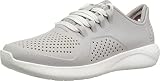 Crocs Women's Literide Pacer Lace-Up Sneakers, Pearl White, 5 Women