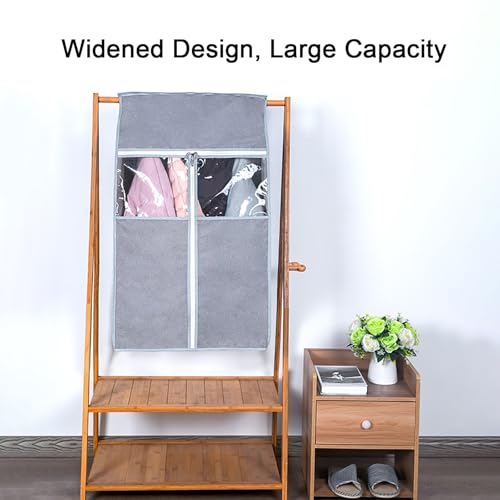 Breathable Garment Bag for Hanging Clothes, Dustproof Suit Storage with Clear Window, 47.2in (120cm) - Ideal Closet Organizer for Dresses & Suits4