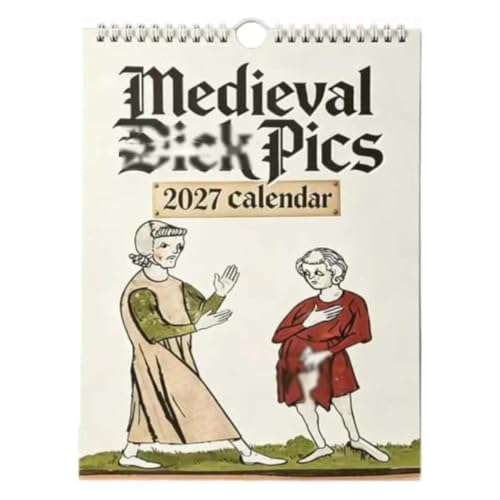 Funny Medieval Pics Wall Calender 2027 Prank Medieval Calendar Gag