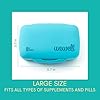 Cute Pill Organizer – Large Stylish Travel Case for Vitamins & Supplements in Green/Good Morning Sunshine #4