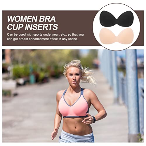 Healifty 4 Almohadillas Sujetador Deportivo Integradas Transpirables Relleno Invisible De Látex Para Yoga Gimnasio Y Ropa Interior Deportiva - imagen 3