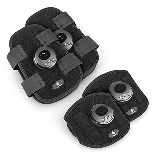 FitEngine EMS Arm- und Bein-Manschetten | Elektrische Muskelstimulation | Trainingsgerät mit Elektrostimulation | Bis zu 150 min Muskeltraining mit einer Akkuladung [Ohne Pads und Gel anwendbar]