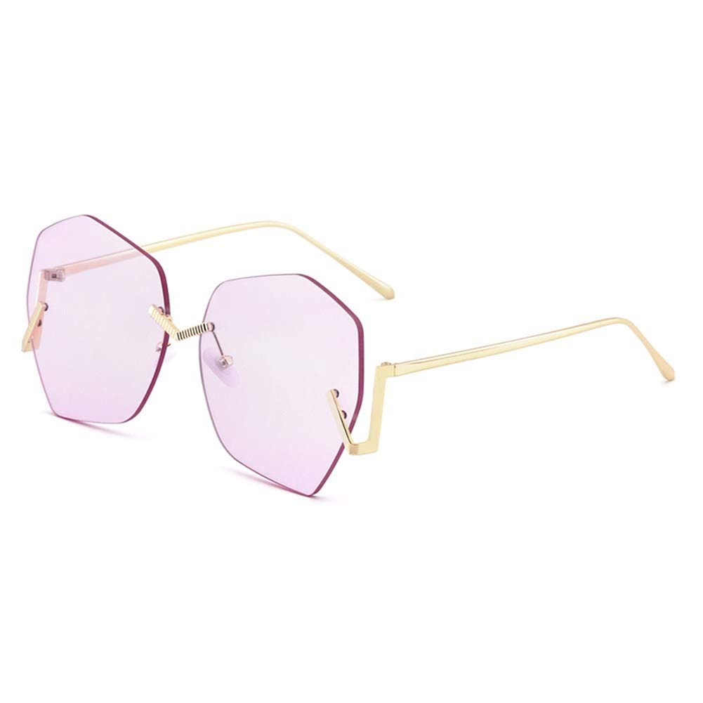 Lunettes de soleil dame polygone au design géométrique et finitions soignées