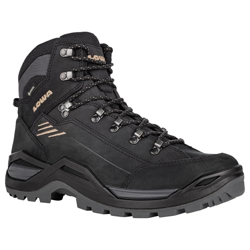 Image of LOWA Men's Renegade EVO GTX MID Boot, Black /Dune, 11 M US