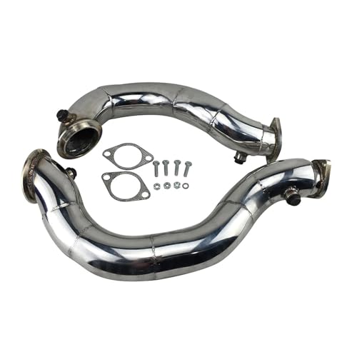 Tuyau d'échappement 3'' catless turbo downpipe pour BMW N54 E82 E90 2007-2012