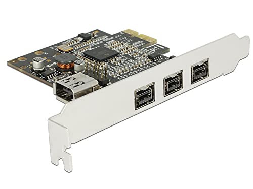 Delock 89864 PCI Express Karte > 3 x extern FireWire B + 1 x intern FireWire A