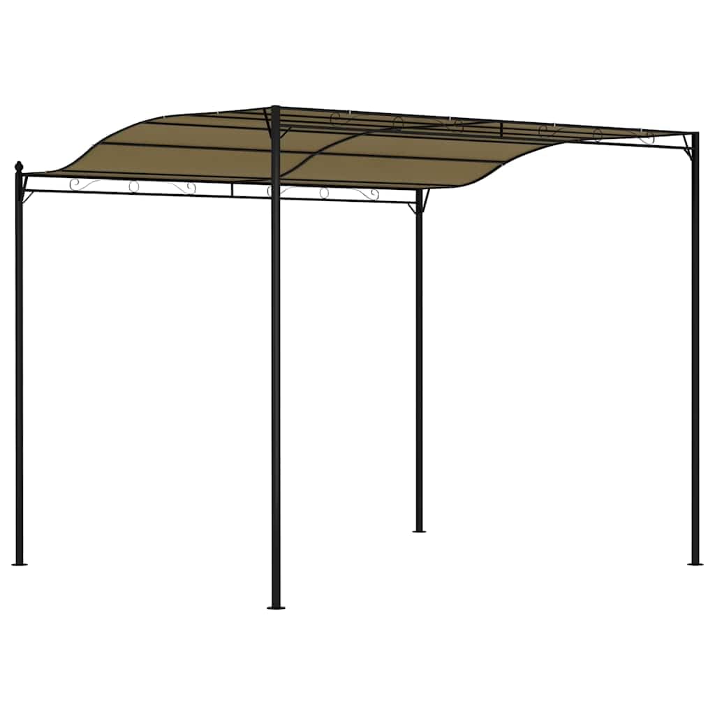 Markiza namiotowa 3x2 m Taupe 180 g/m², poliester domek ogrodowy ze stalową konstrukcją na spotkania rodzinne, grill, kemping i imprezy