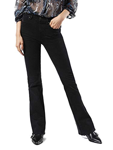 Diesel Skinzee-Flare 0857Q Stretch Femmes Jeans (27W / 34L, Noir)