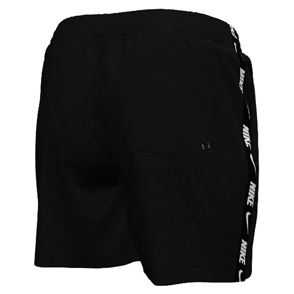 Nike Nike Swim Breaker Logo Tape 5" Volley Short Black Swim Trunks Unisex - Adulto