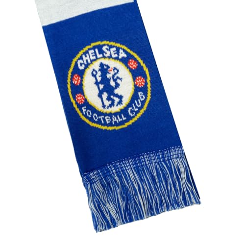 image for Icon Sports Officially Licensed Chelsea FC Soccer Scarf, Premium Acryl