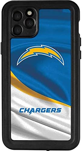 Skinit Waterproof Phone Case Compatible with iPhone 11 Pro Max - Officially Licensed NFL Los Angeles Chargers Design Blue