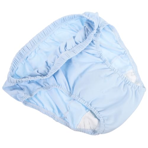VALICLUD Ropa Interior para Mayores Transpirable y Lavable Pantalones Absorbentes para Incontinencia Protección Cómoda y Reutilizable Talla Xxl Color Azul Cuidado para Ancianos