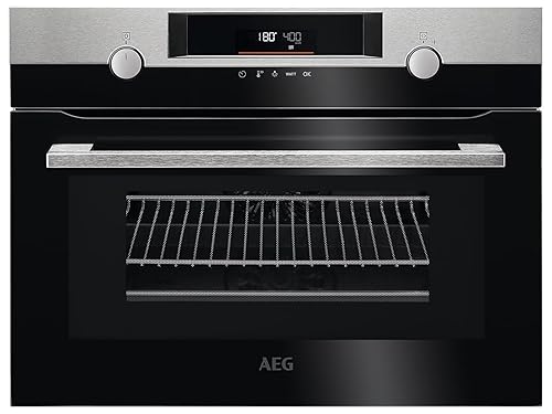 AEG KMK565060M Kompaktbackofen mit Mikrowelle Edelstahl