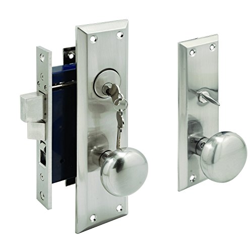 Segal SE 27600 Entrance Mortise Lockset, 2-1/2 in. Backset, Wrought Solid Brass, Satin Nickel