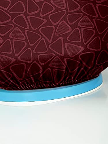 Image of Cortina Self Print Dispenser Cover|Water Can Protectors|Elastic Closure | Polyester Material | Digitally Printed | Heat Resistant | Water-Proof | 45cm x 42cm x 43cm | 20 Liters | Maroon 4